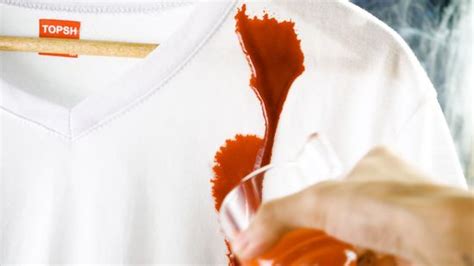 applying fake blood to clothes|blood on a shirt.